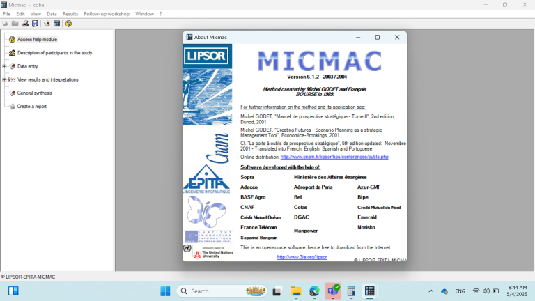 Lipsor Micmac User Guide.pdf Micmac Analisis dan bahan latihannya – Kursus Sosek Pertanian