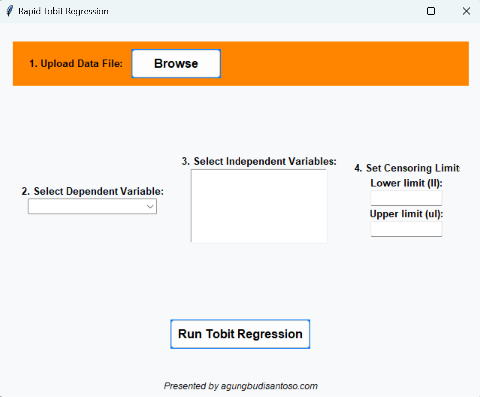 Tobit regression