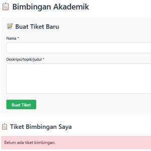 Plugin Bimbingan akademik